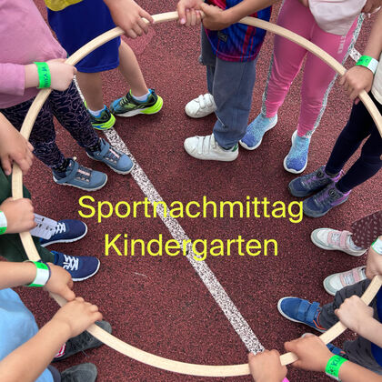 Sportnachmittag der 2. Kindergartenkinder